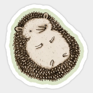 Plump Hedgehog Sticker